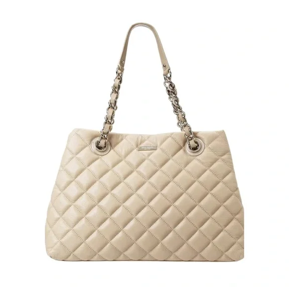 Kate Spade Quilted Gold Coast Maryanne Tote Bag - Retail $428 - Purse With Chain - Picture 1 of 12